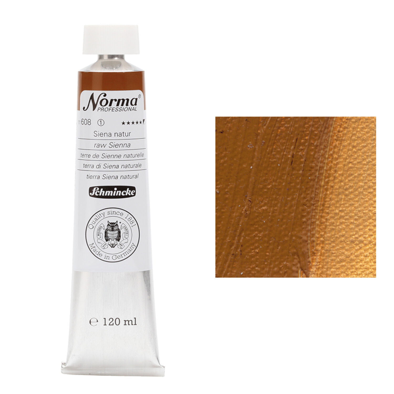 Schmincke Norma Prof. 120 ml, Siena natur