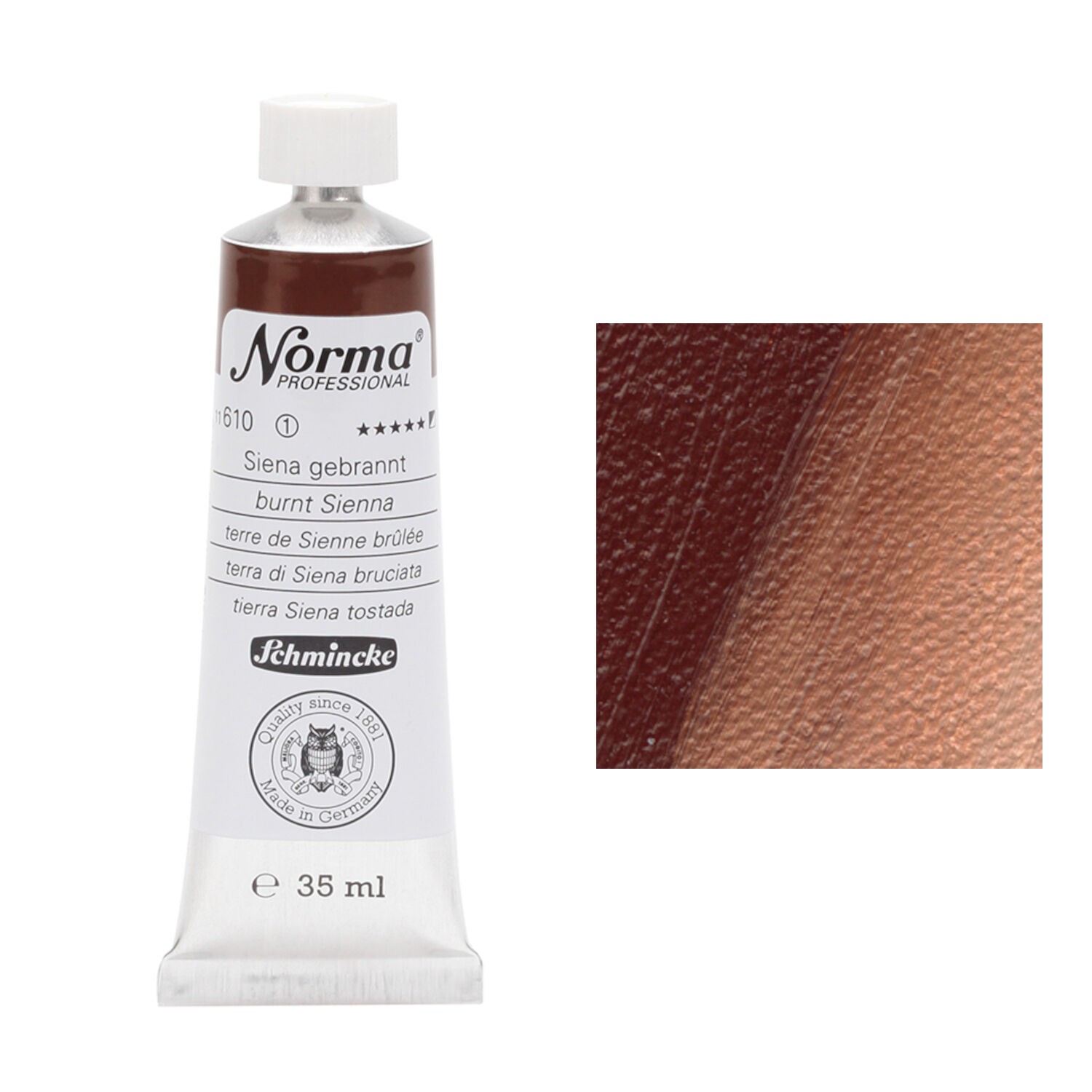 Schmincke Norma Prof. 35ml, Siena gebrannt