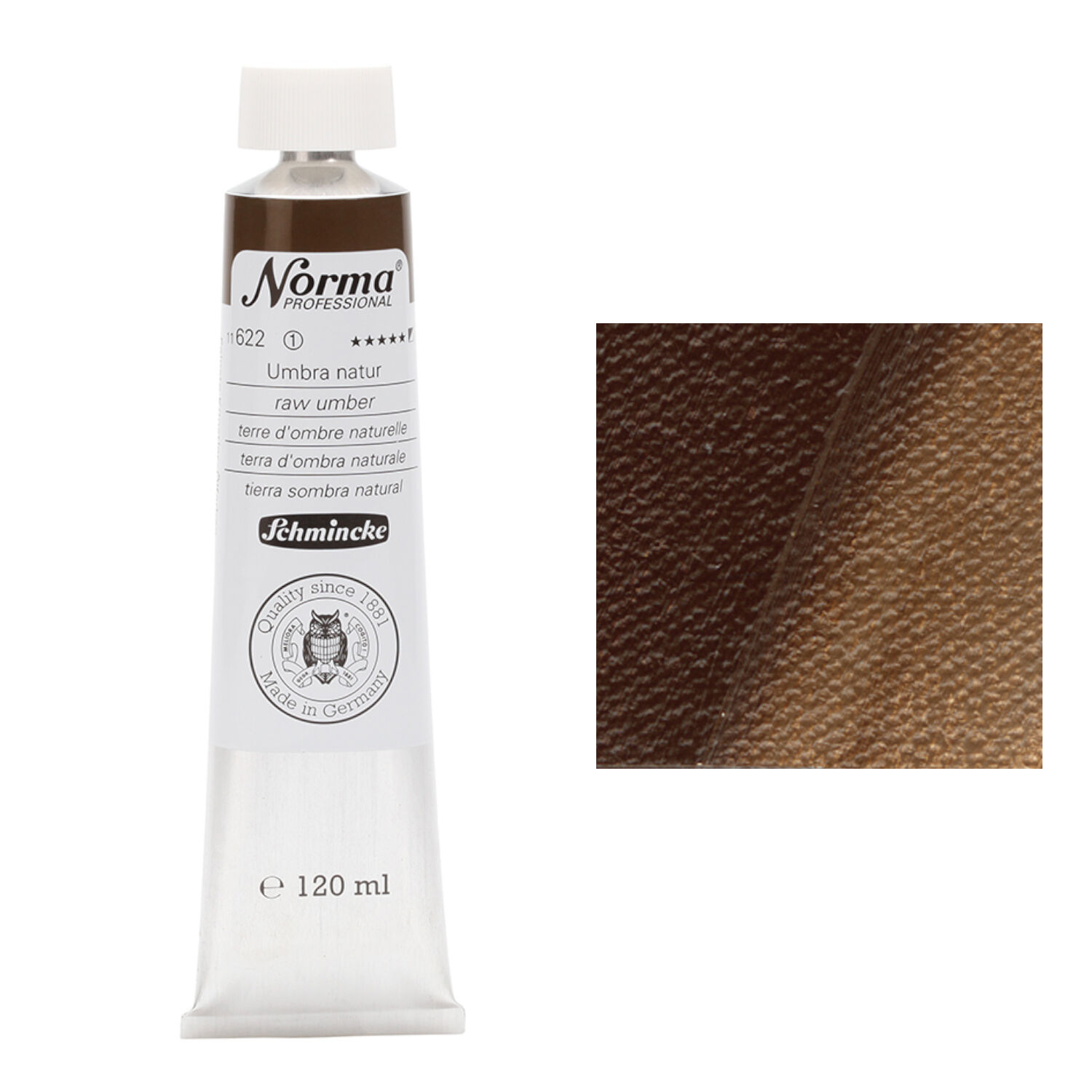 Schmincke Norma Prof., 120ml, Umbra natur