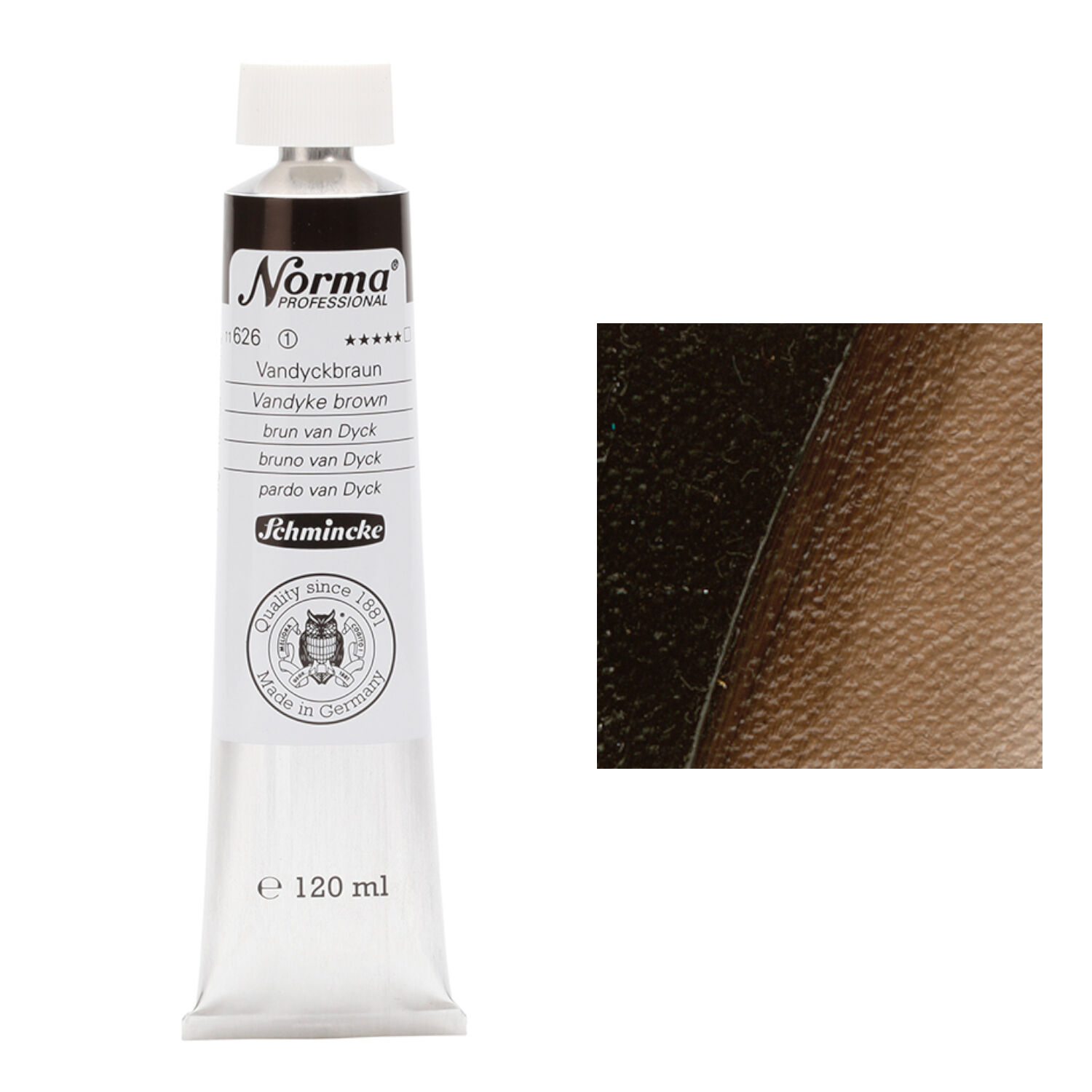 Schmincke Norma Prof. 120 ml Vandyckbraun