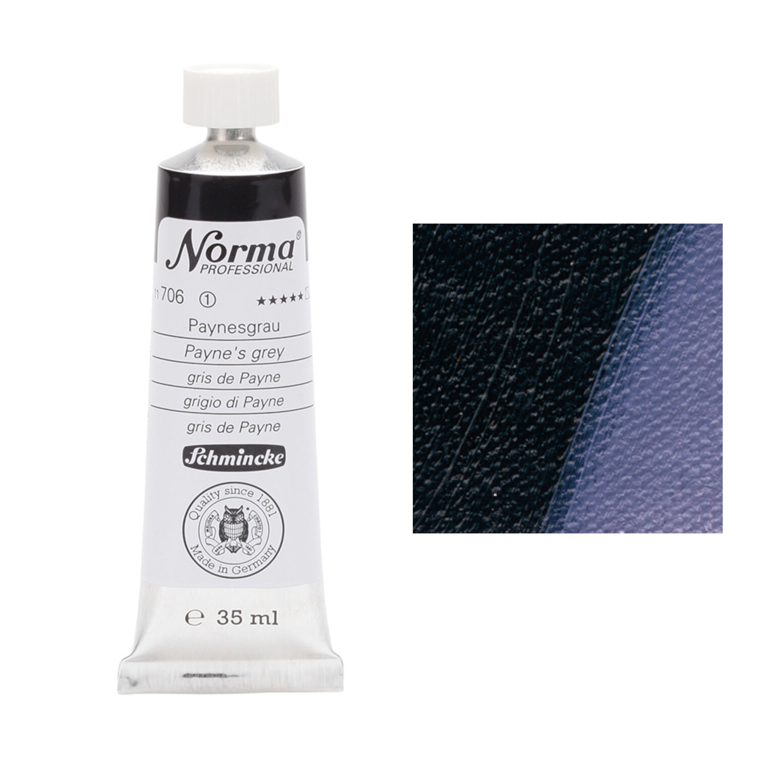 Schmincke Norma Professional, 35 ml, Paynesgrau