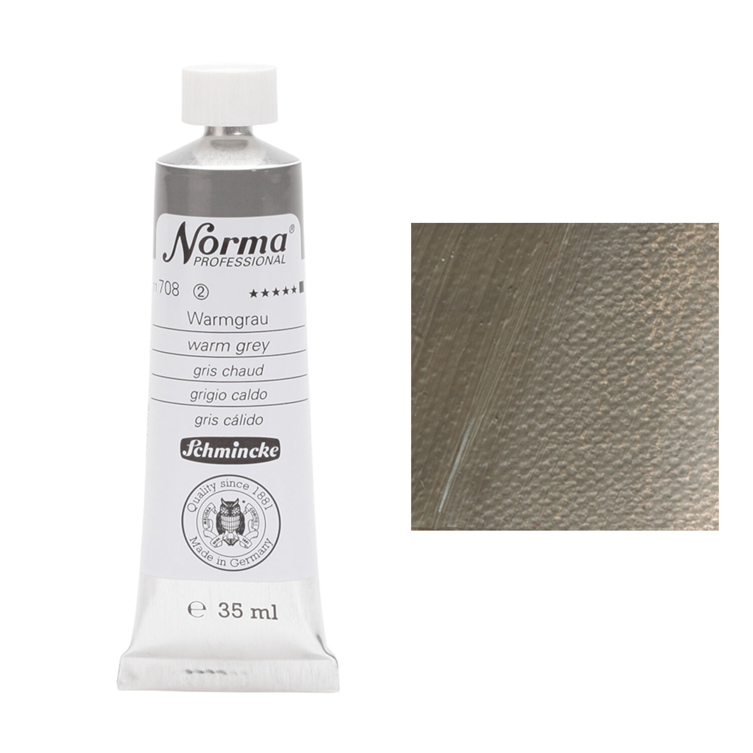 Schmincke Norma Professional, 35 ml, Warmgrau