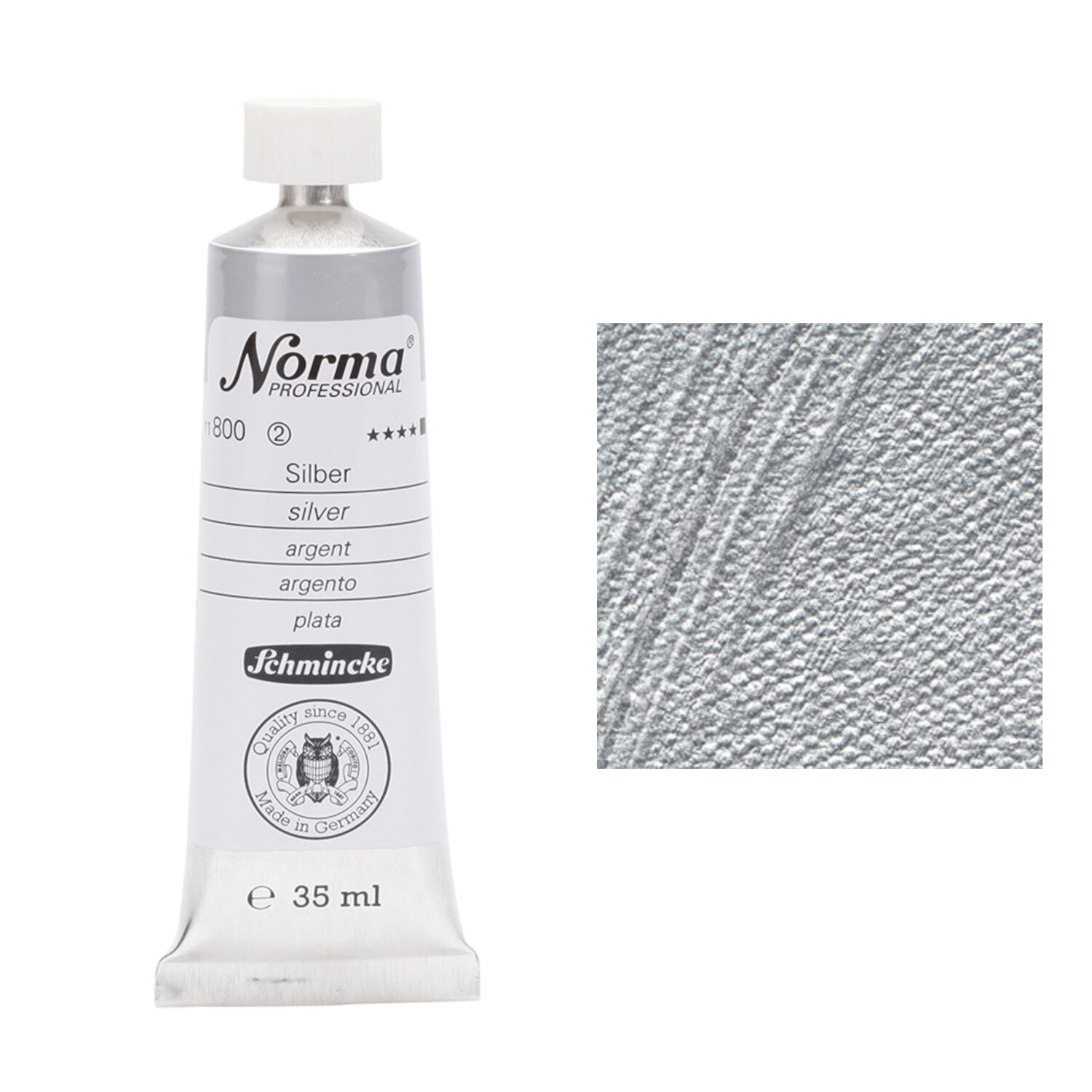 Schmincke Norma Professional, 35 ml, Silber