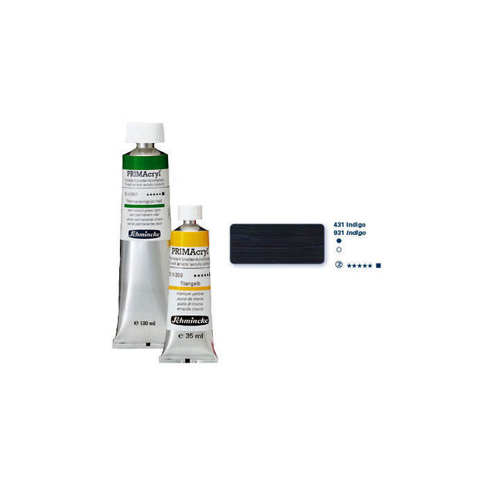PRIMAcryl Farbe, 35ml, Indigo
