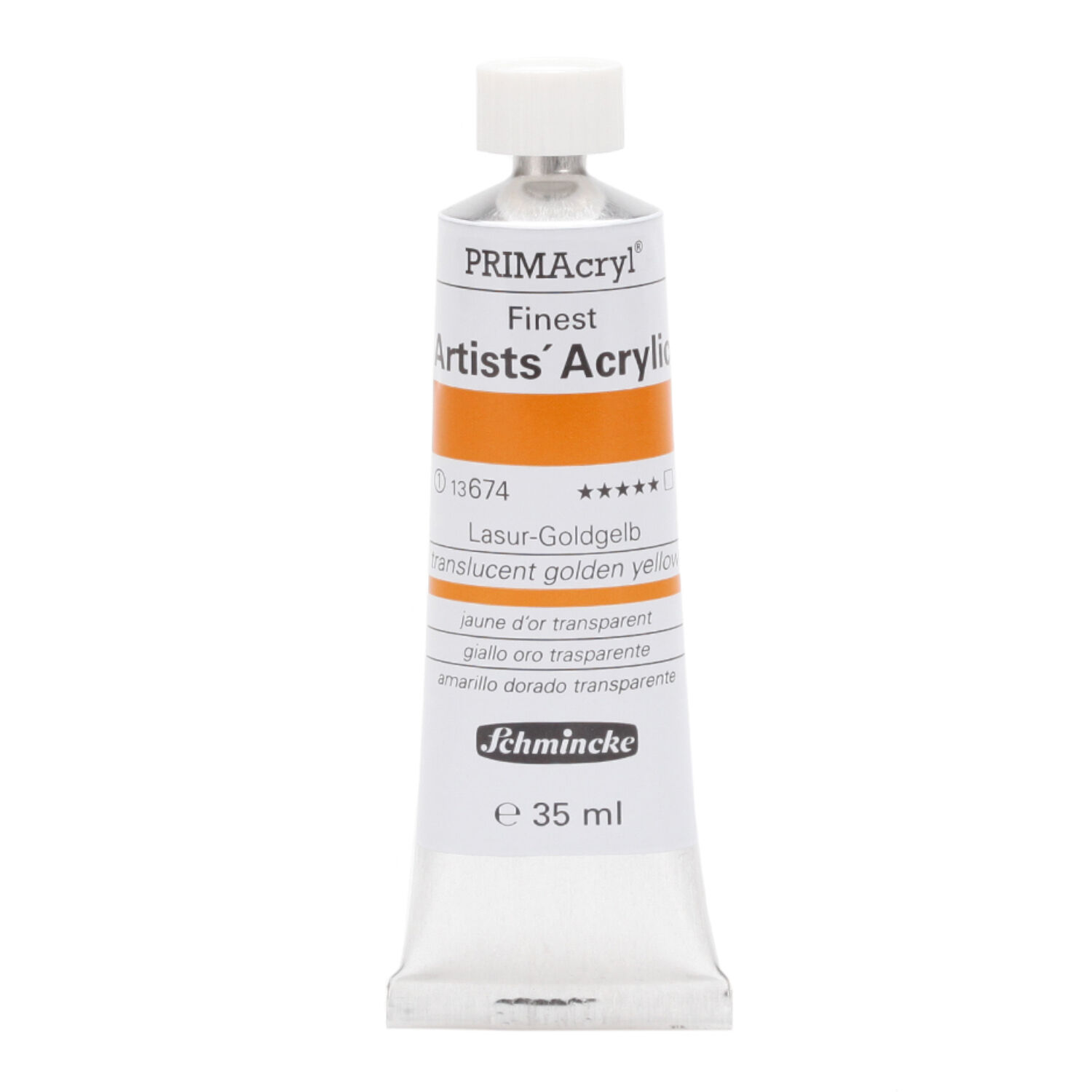 SALE PRIMAcryl Farbe, 35ml, Lasur-Goldgelb