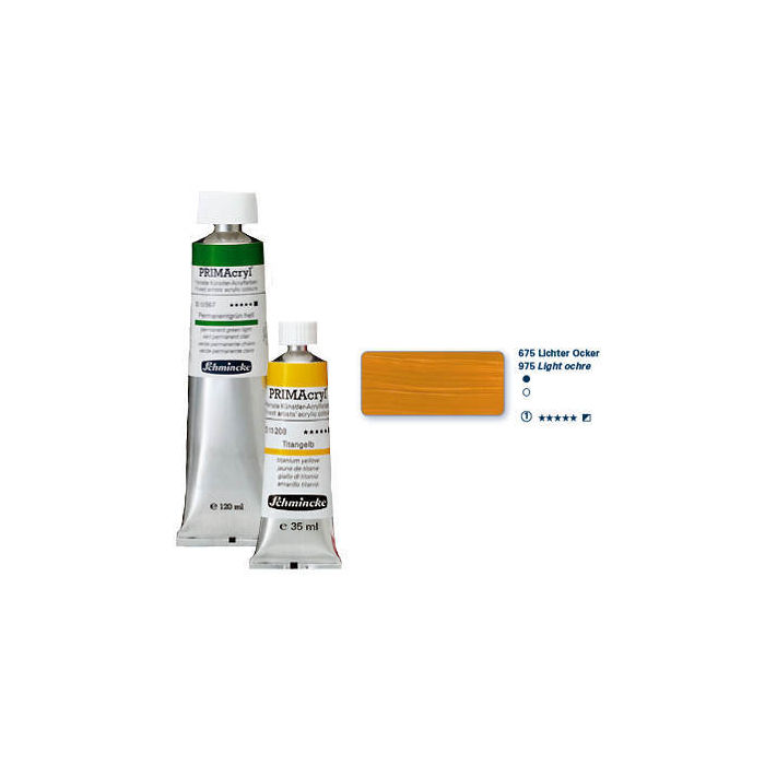 PRIMAcryl Farbe, 35ml, Lichter Ocker