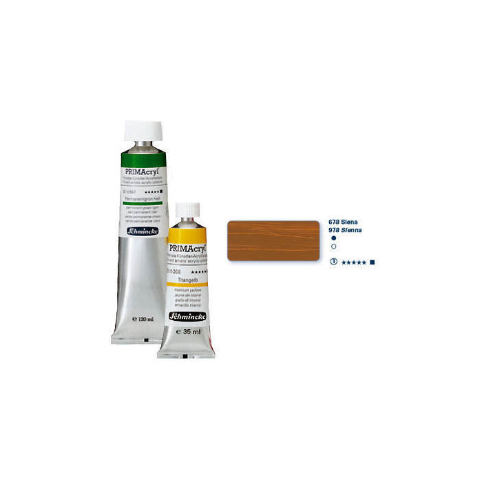 PRIMAcryl Farbe, 120ml, Siena