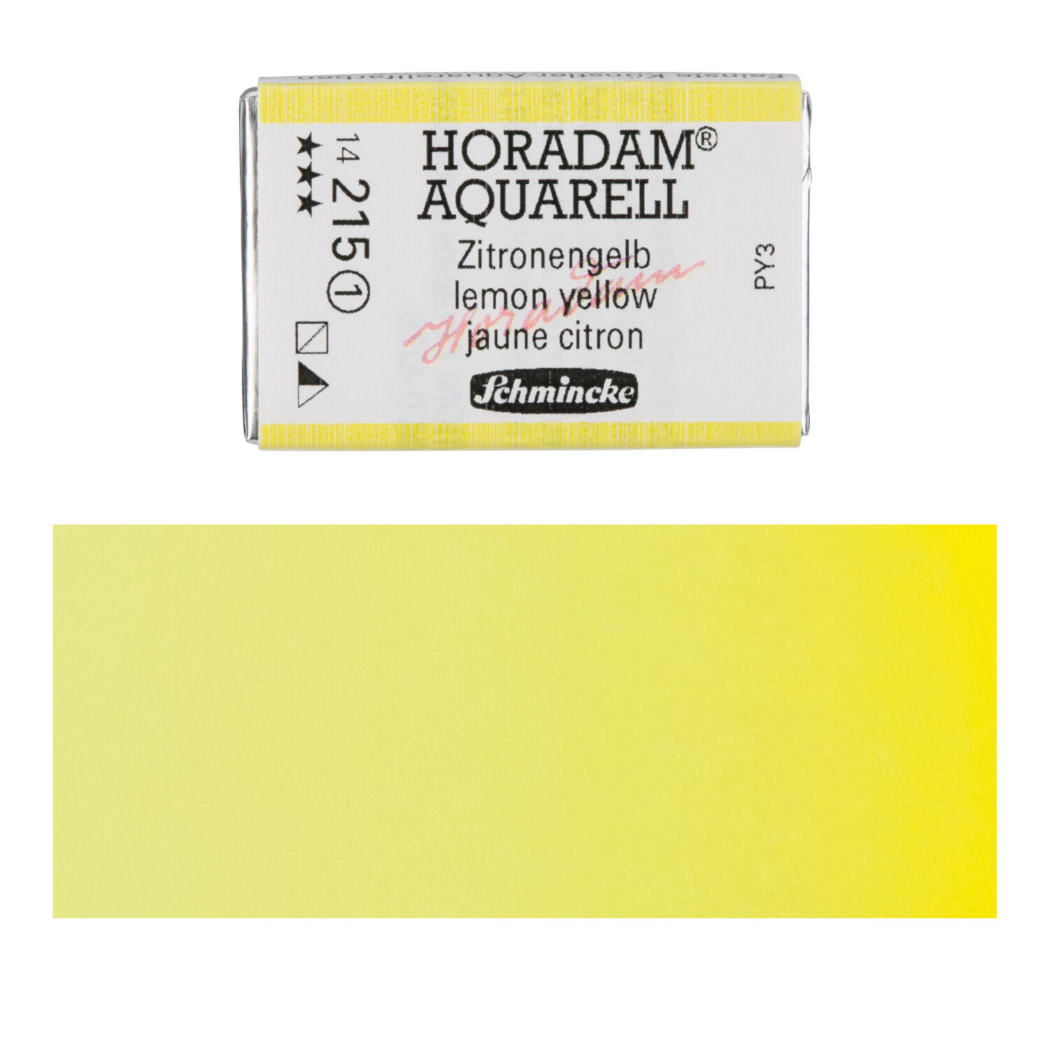Horadam Aquarell, Zitronengelb 1/1 Npfchen