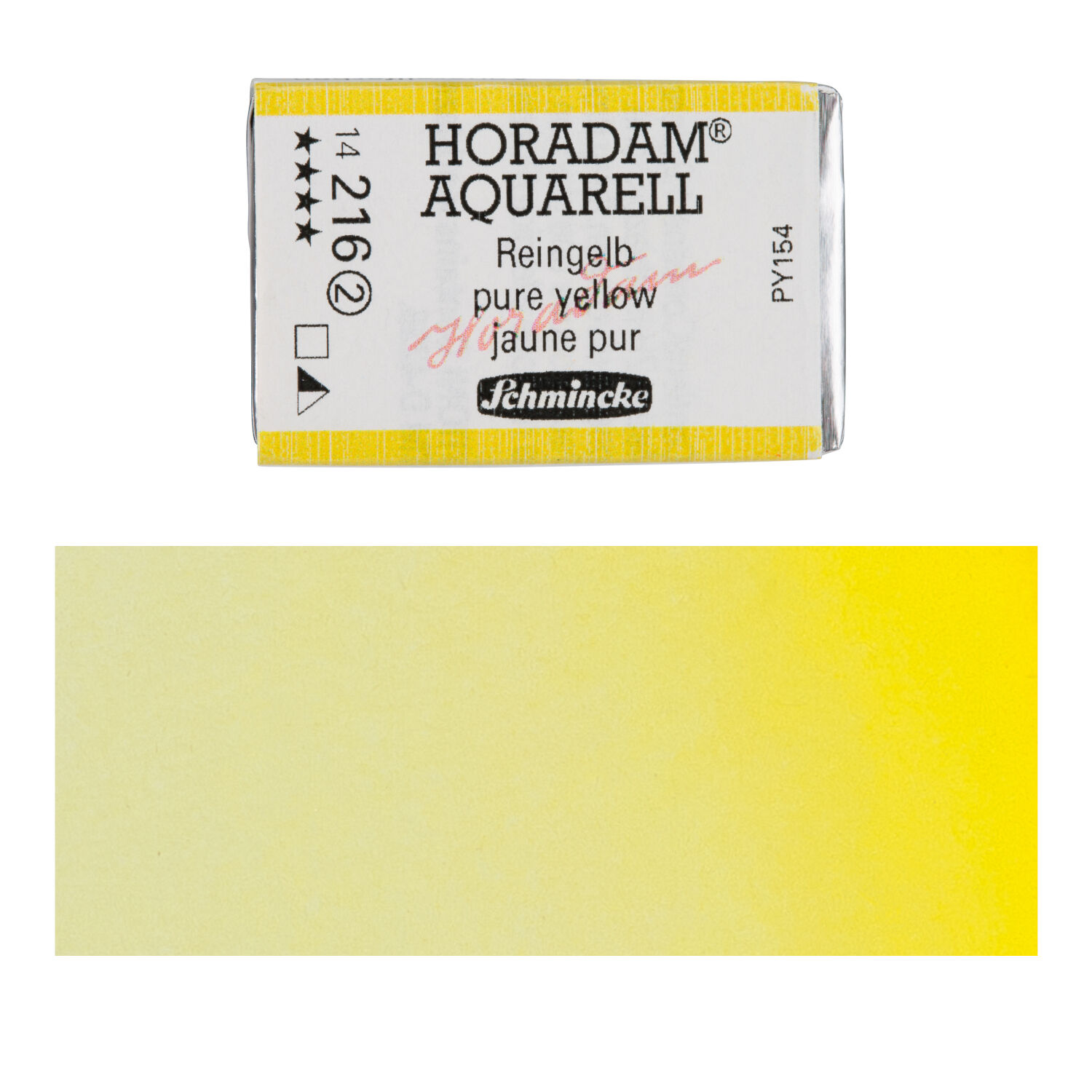 Horadam Aquarell, Reingelb 1/1 Npfchen