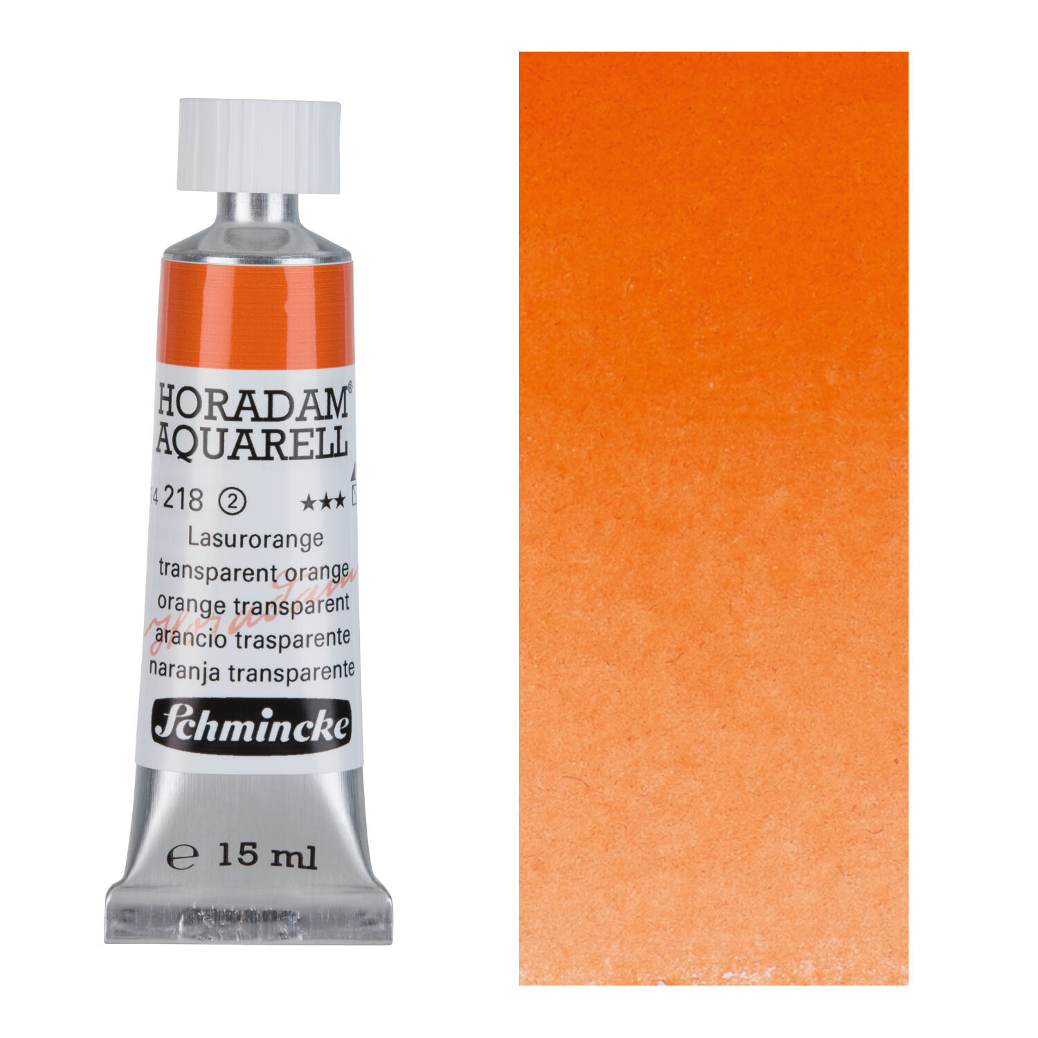 HORADAM AQUARELL, Lasurorange, Tube, 15 ml