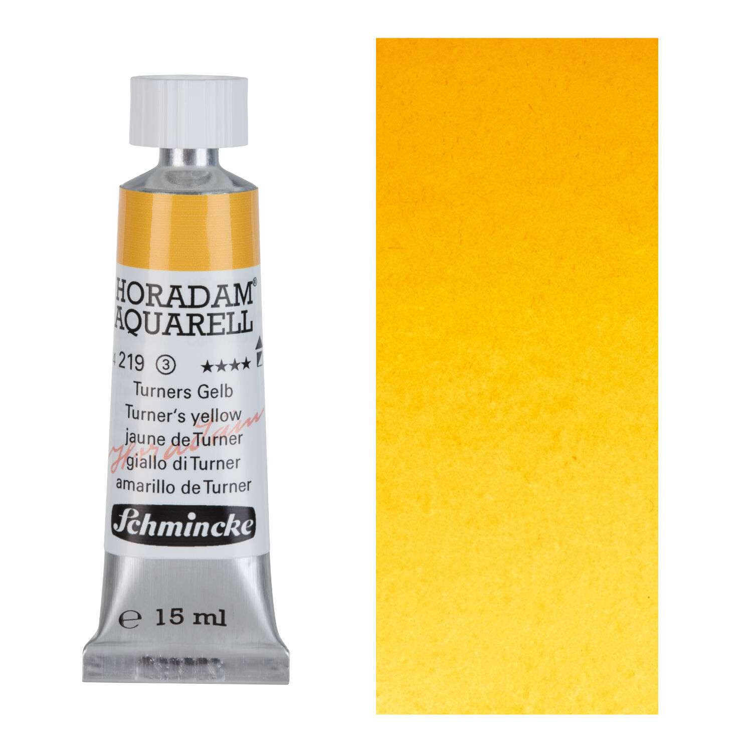 HORADAM AQUARELL, Turners Gelb, Tube 15ml