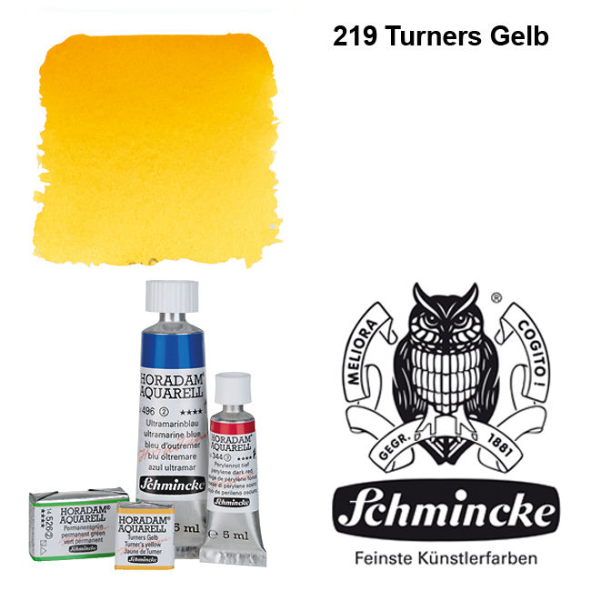 HORADAM AQUARELL, Turners Gelb, Tube 15ml