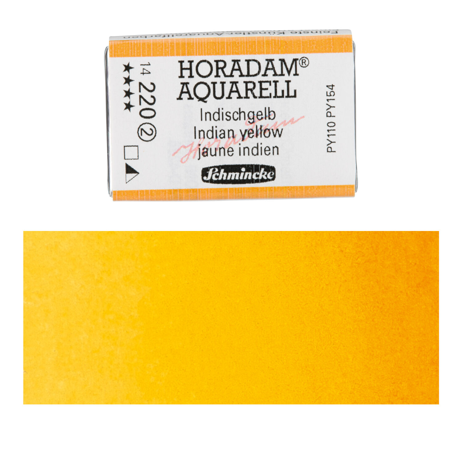 Horadam Aquarell, Indischgelb 1/1 Npfchen