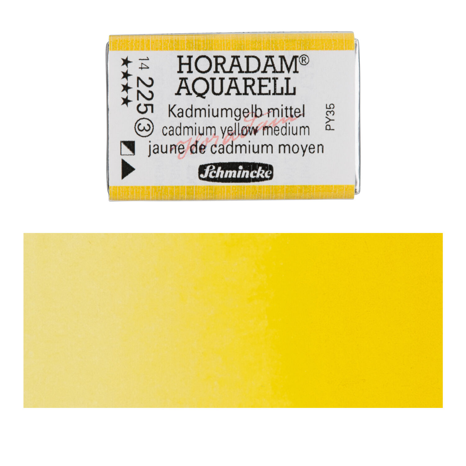 Horadam Aquarell, Kadmiumgelb mittel 1/1 Npfchen