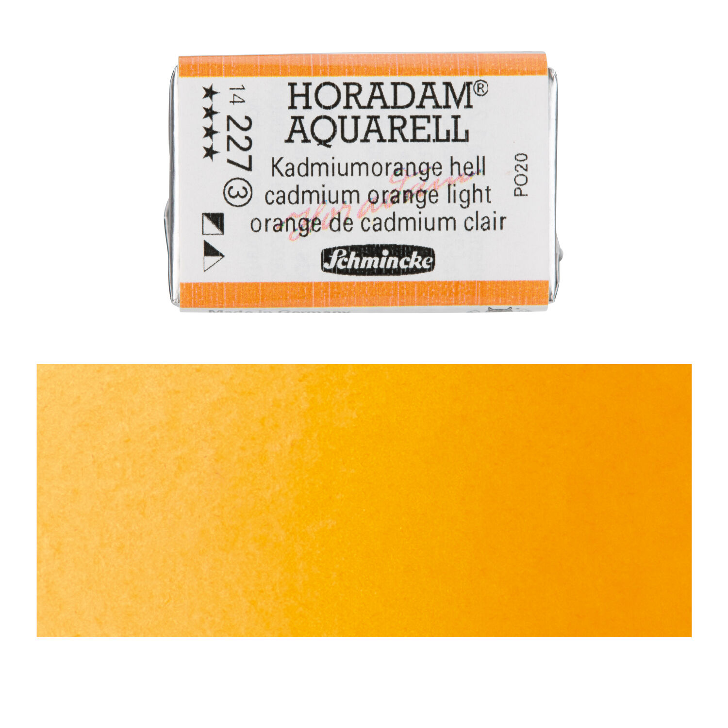 Horadam Aquarell, Kadmiumorange hell 1/1 Npfchen