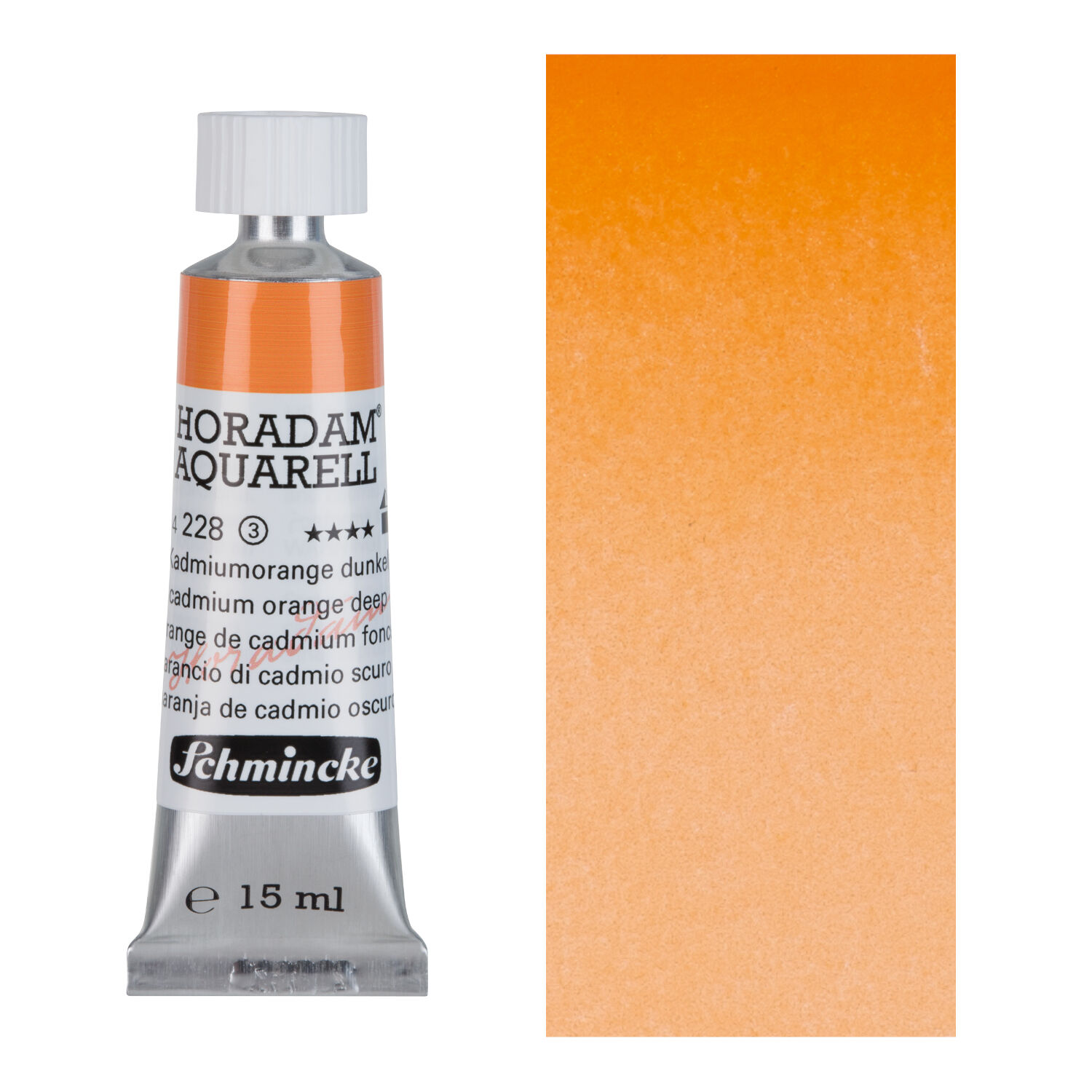 HORADAM AQUARELL, Kadmiumorange dunkel, Tube 15ml