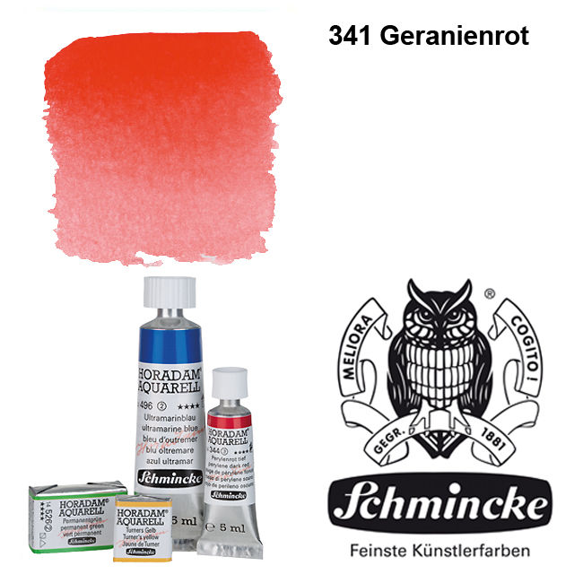 Horadam Aquarell 1/2 Npfchen, Geranienrot