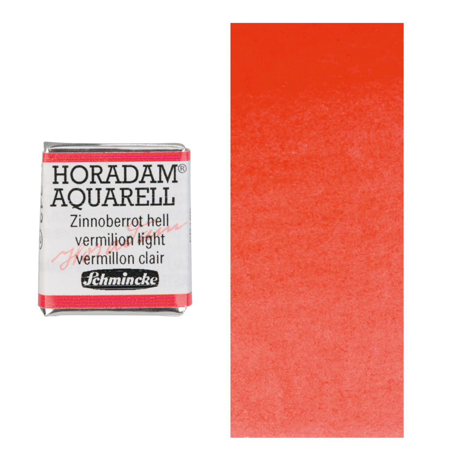 Horadam Aquarell 1/2 Npfchen Zinnoberrot hell