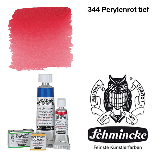 HORADAM AQUARELL, Perylenrot tief, Tube 15ml