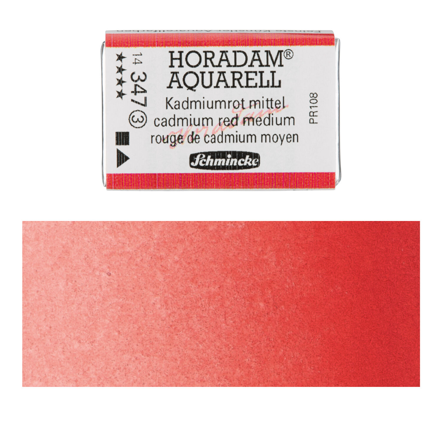 Horadam Aquarell, Kadmiumrot mittel 1/1 Npfchen