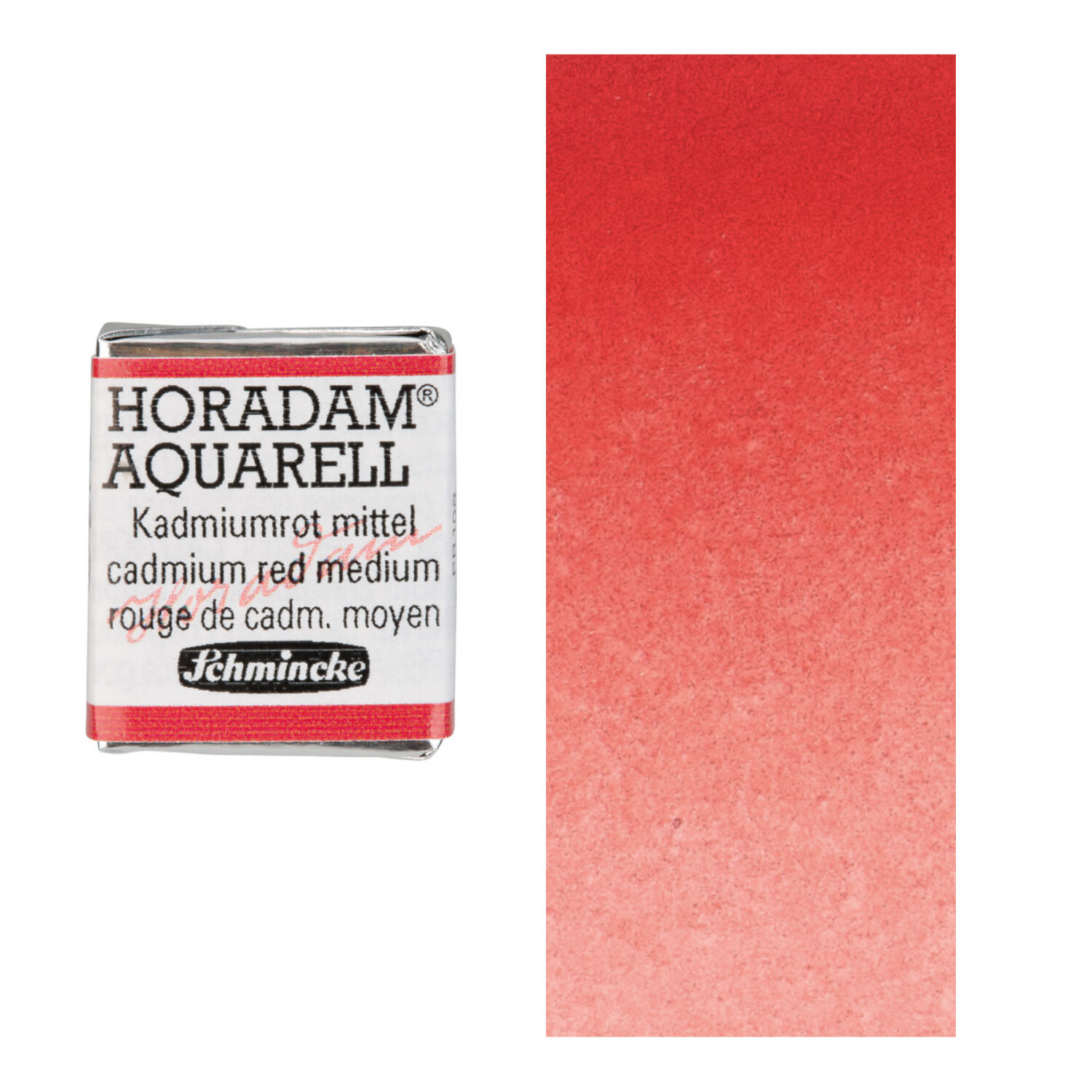 Horadam Aquarell 1/2 Npfchen, Kadmiumrot mittel