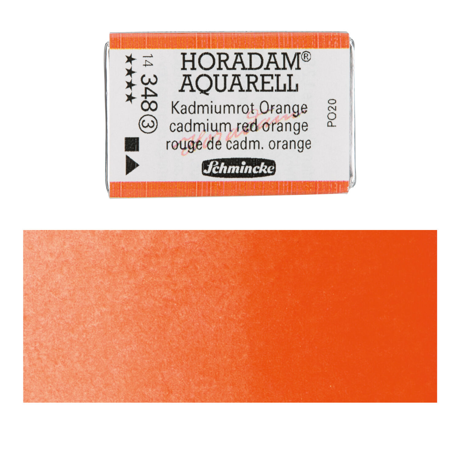Horadam Aquarell, Kadmiumrot orange 1/1 Npfchen