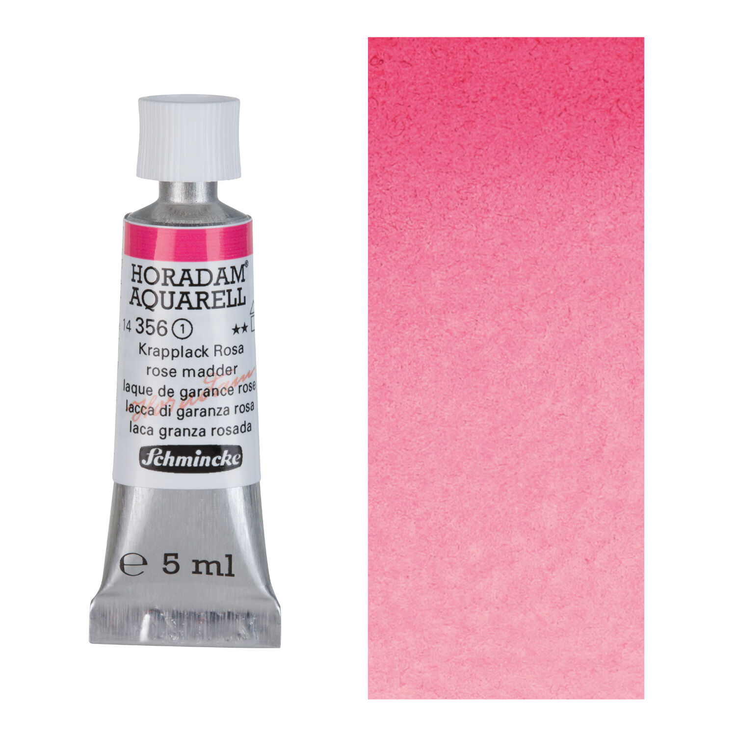 HORADAM AQUARELL, Krapplack rosa, Tube, 5 ml
