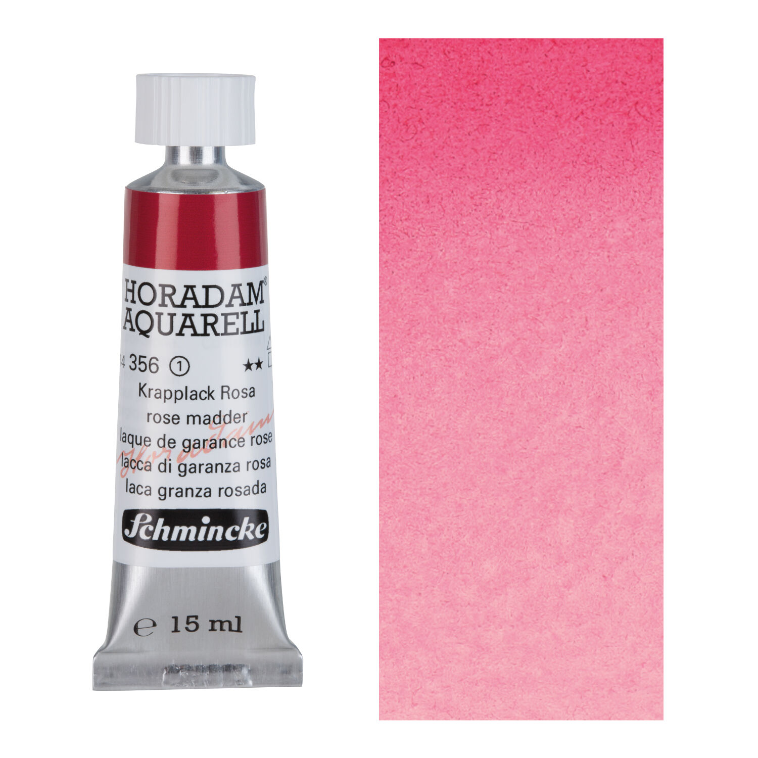 HORADAM AQUARELL, Krapplack rosa, Tube, 15 ml