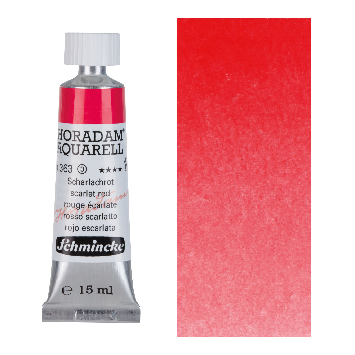 HORADAM AQUARELL, Scharlachrot, Tube, 15 ml