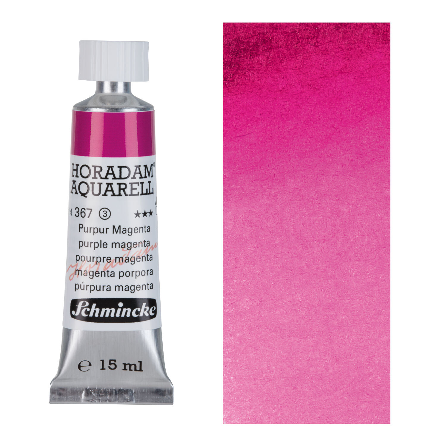 HORADAM AQUARELL, Purpur Magenta, Tube, 15 ml