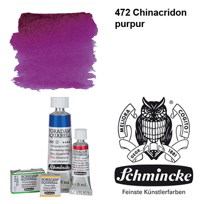 HORADAM AQUARELL Chinacridon purpur, Tube 15ml