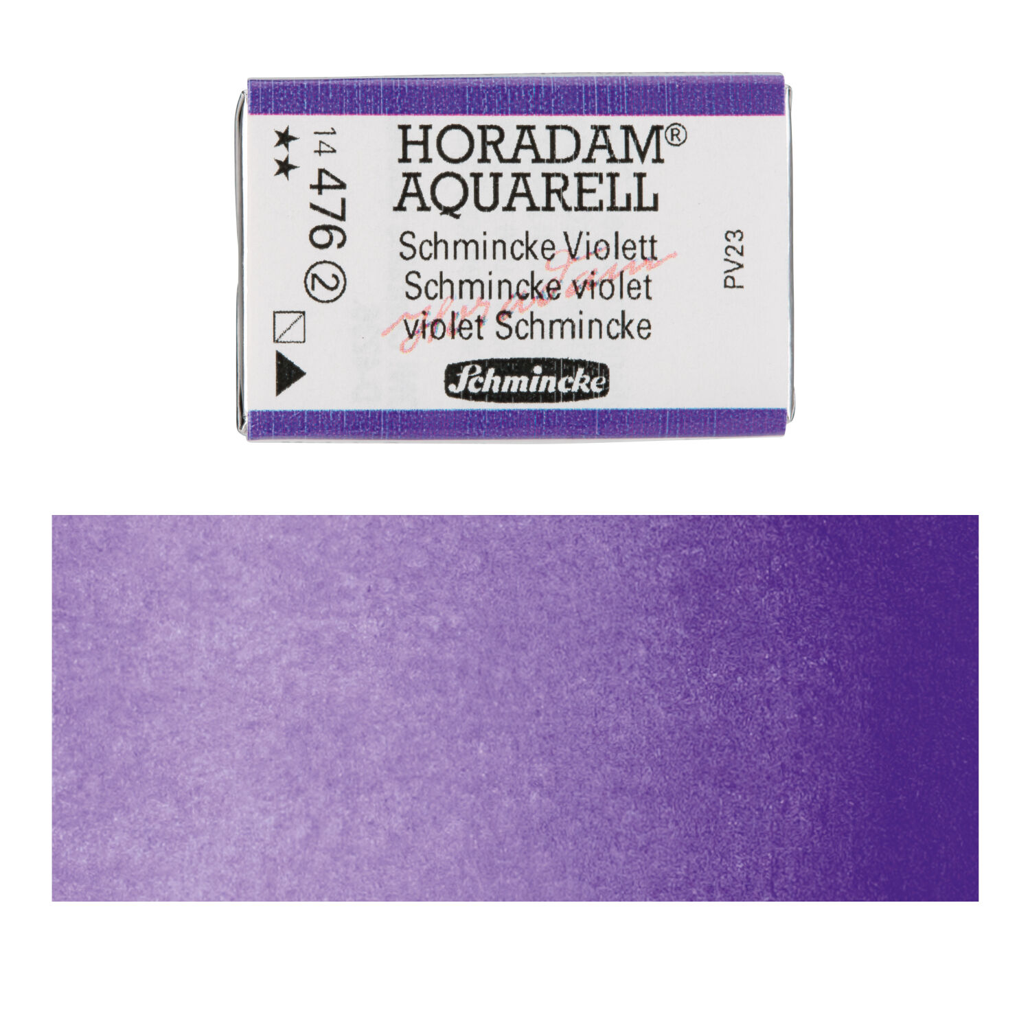 Horadam Aquarell, Schmincke violett 1/1 Npfchen