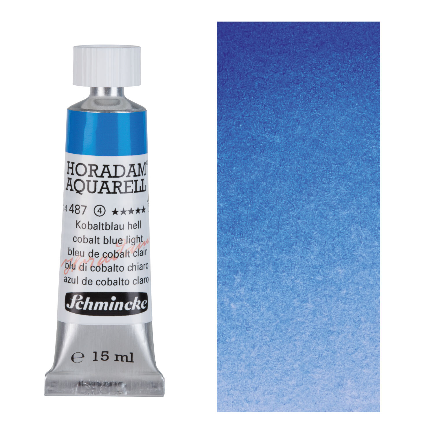 HORADAM AQUARELL, Kobaltblau hell, Tube, 15 ml