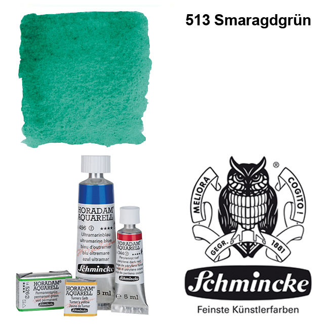 HORADAM AQUARELL, Smaragdgrn, Tube 5ml