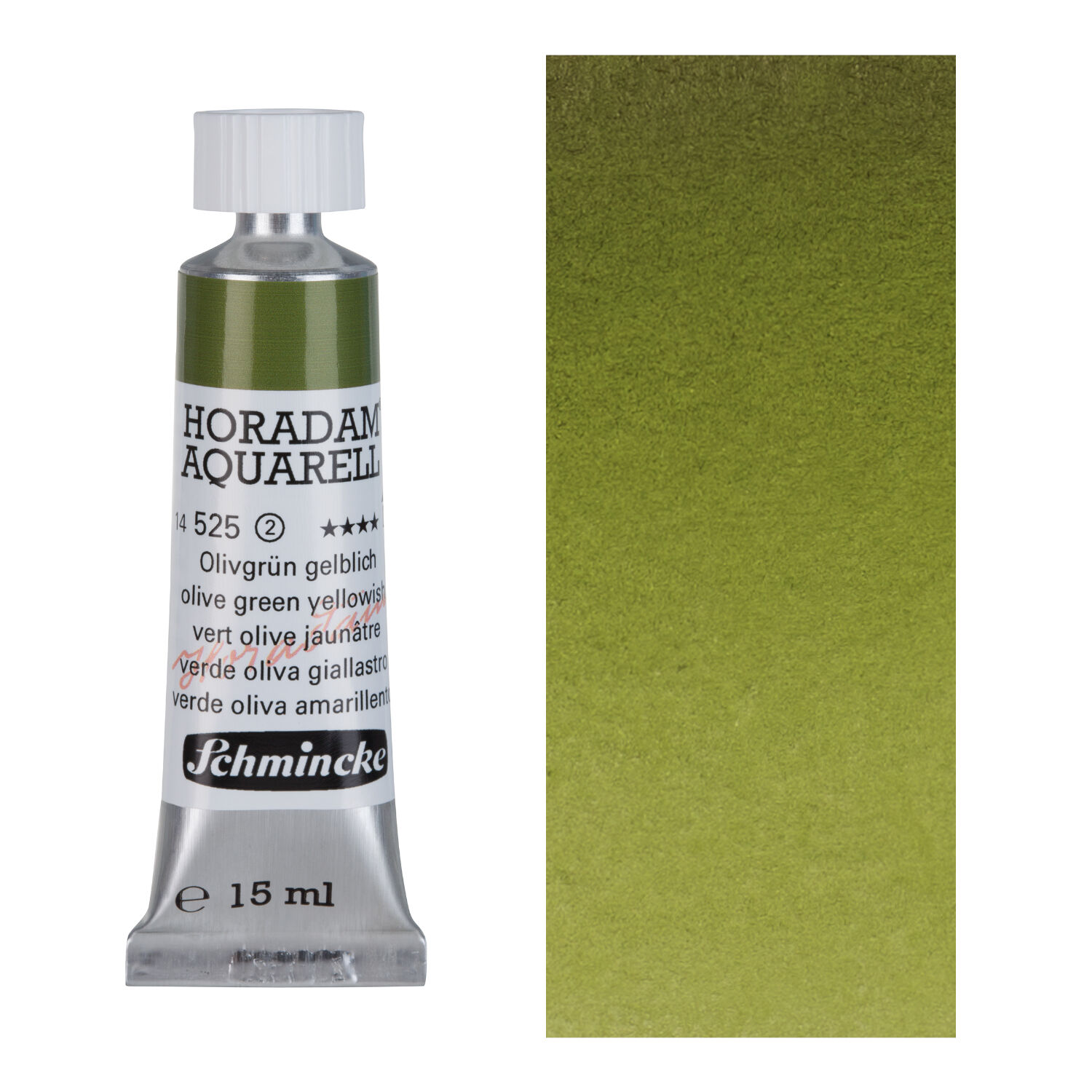 HORADAM AQUARELL, Olivgrn gelblich, Tube, 15 ml