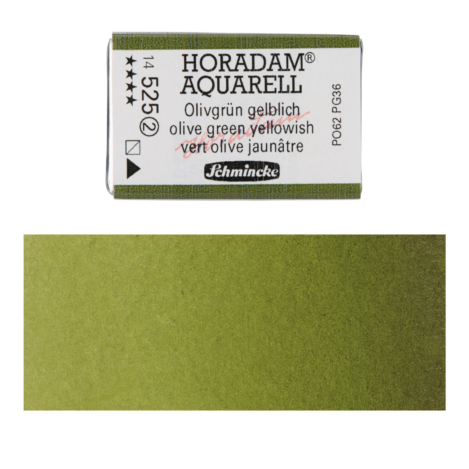 Horadam Aquarell, Olivgrn gelblich 1/1 Npfchen