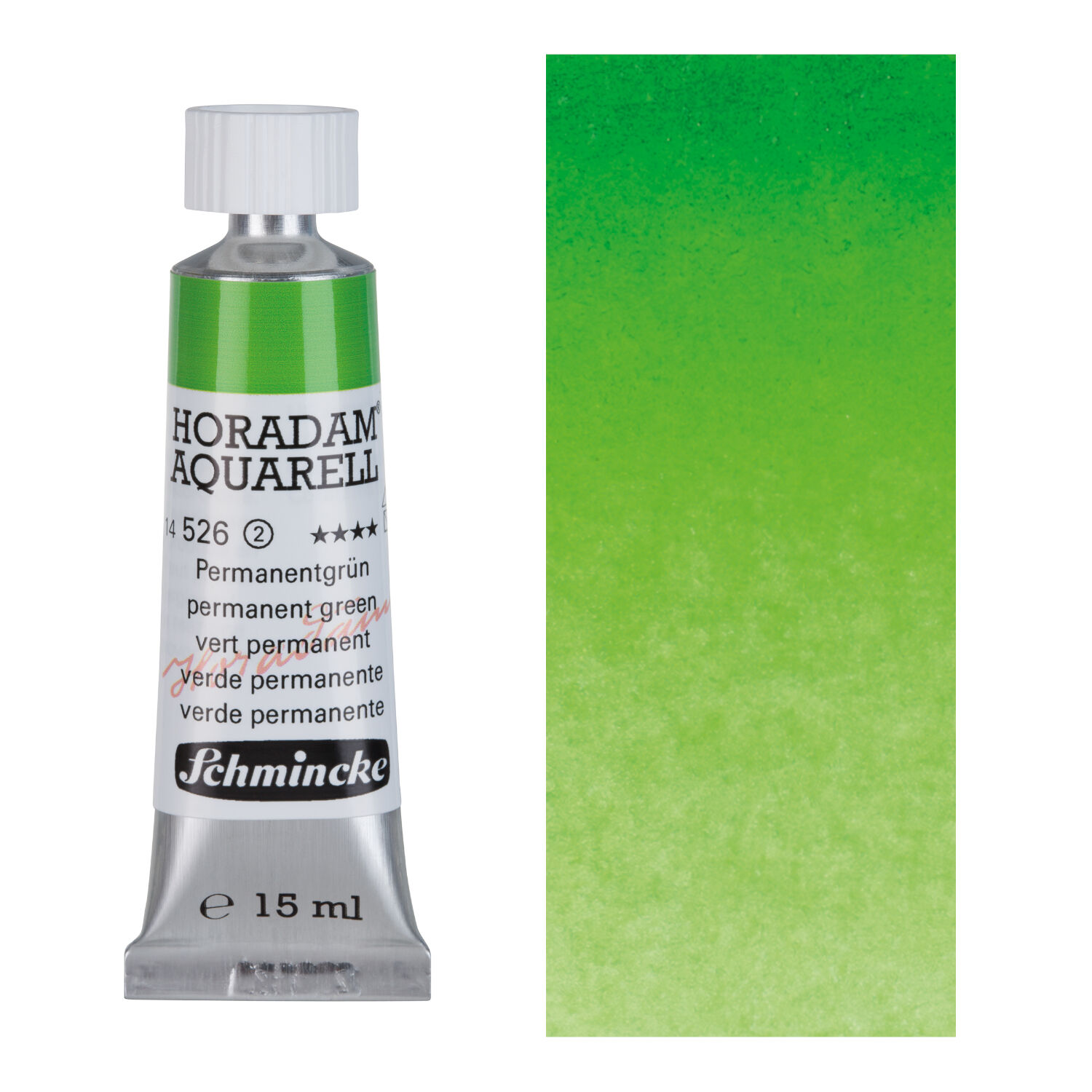 HORADAM AQUARELL, Permanentgrn, Tube, 15 ml
