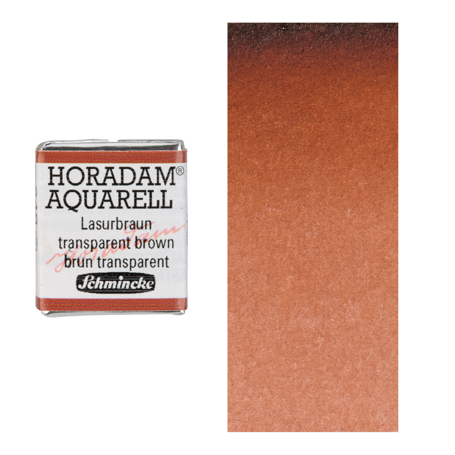 Horadam Aquarell 1/2 Npfchen, Lasurbraun