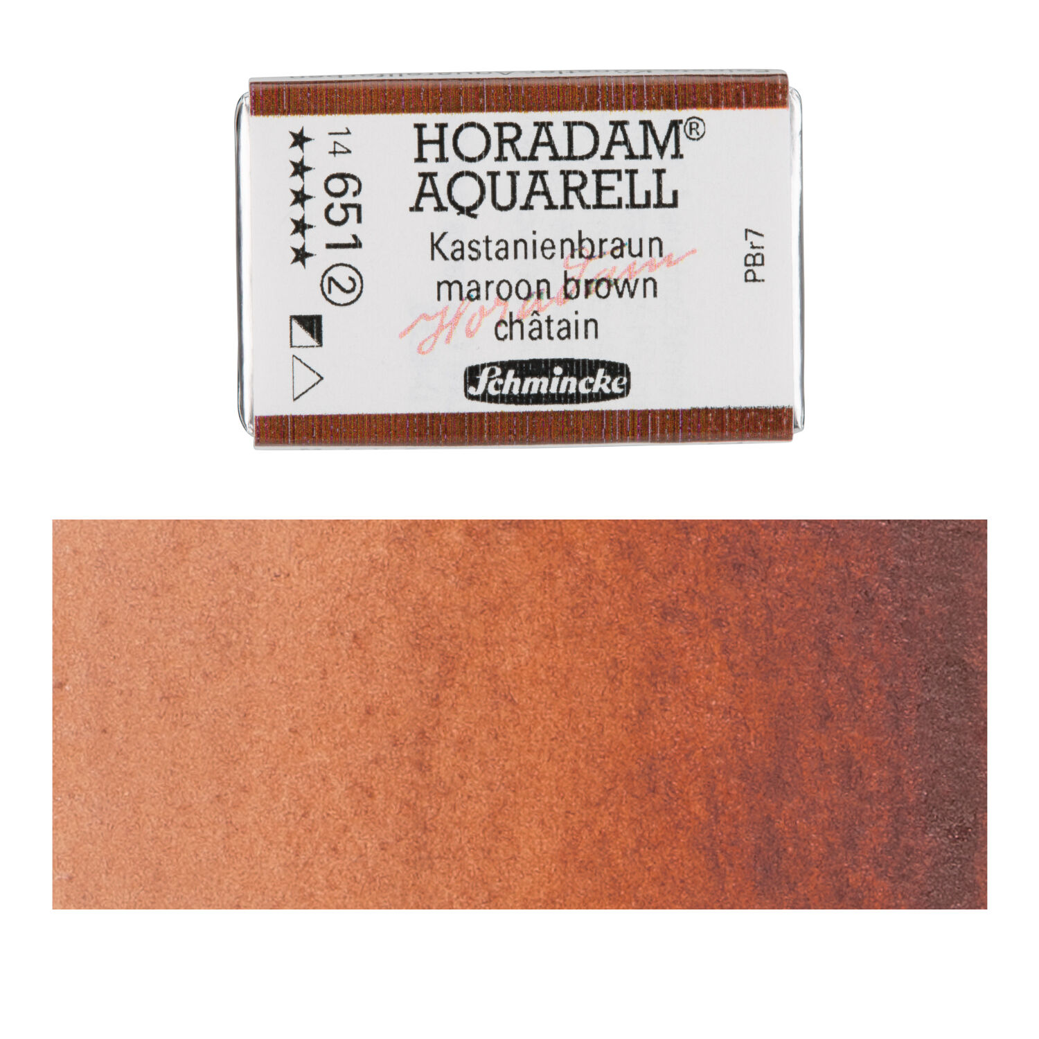 Horadam Aquarell, Kastanienbraun 1/1 Npfchen