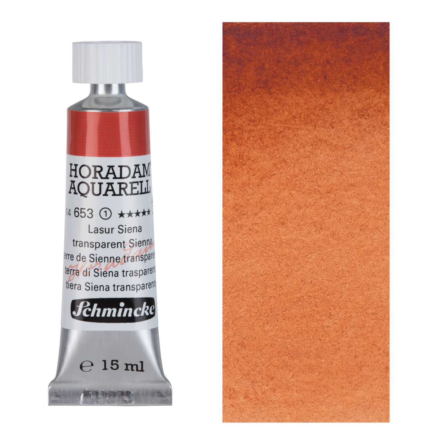 HORADAM AQUARELL, Lasur Siena, Tube 15ml