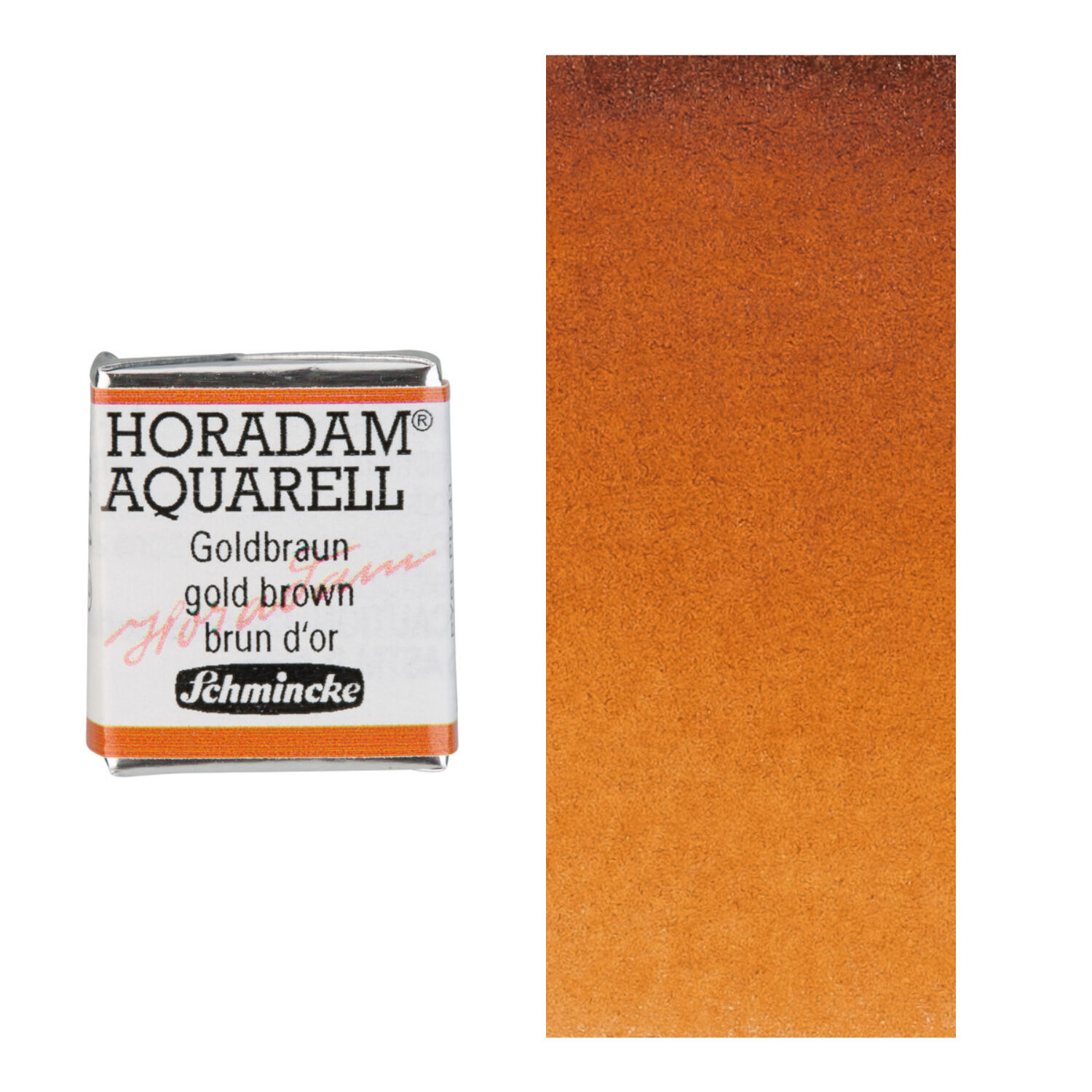 Horadam Aquarell 1/2 Npfchen, Goldbraun
