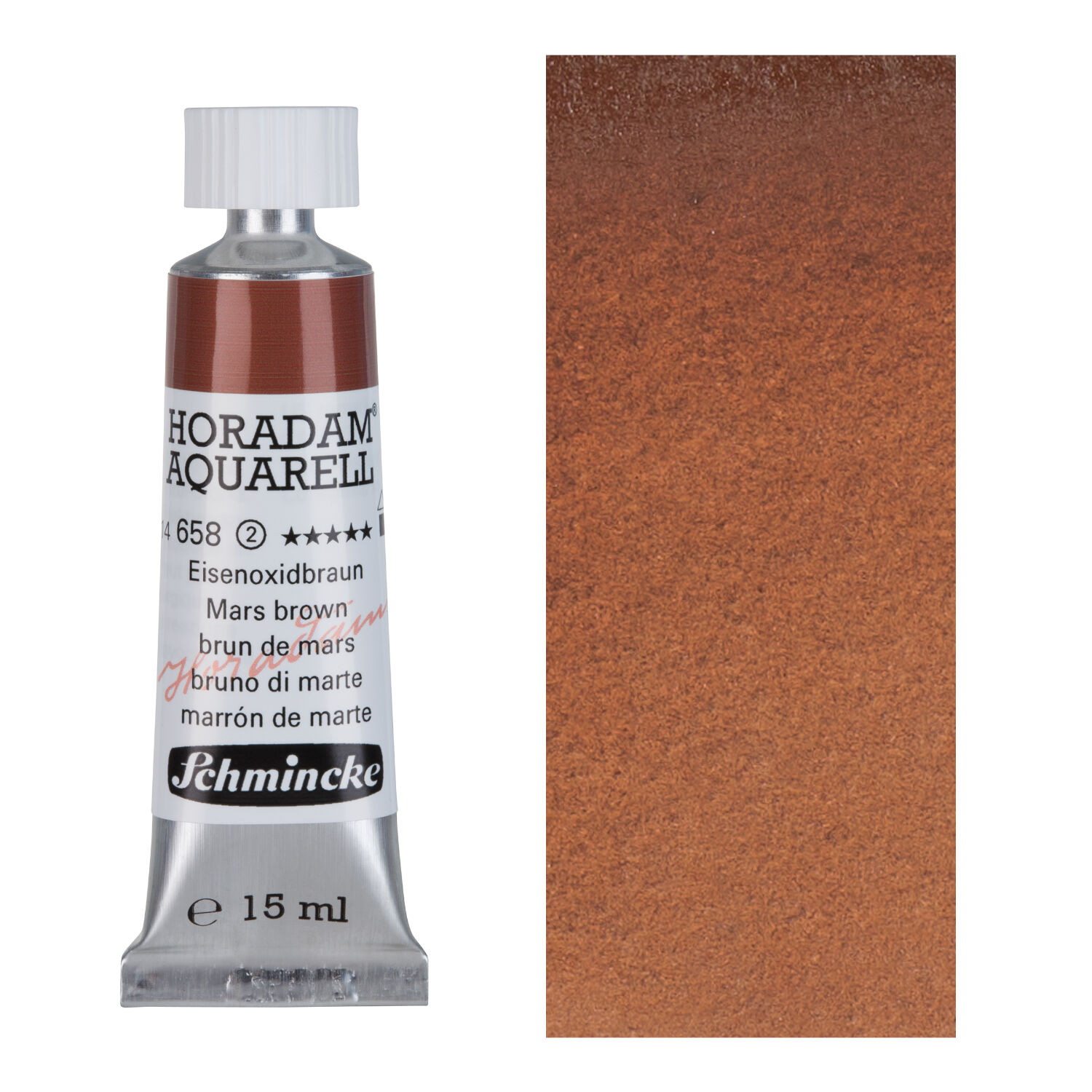 HORADAM AQUARELL, Eisenoxidbraun, Tube 15ml