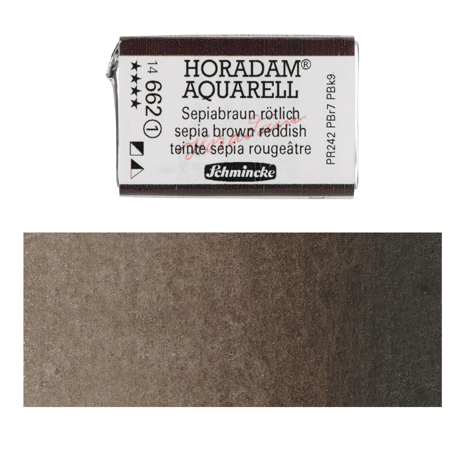 Horadam Aquarell Sepiabraun rtlich 1/1 Npfchen