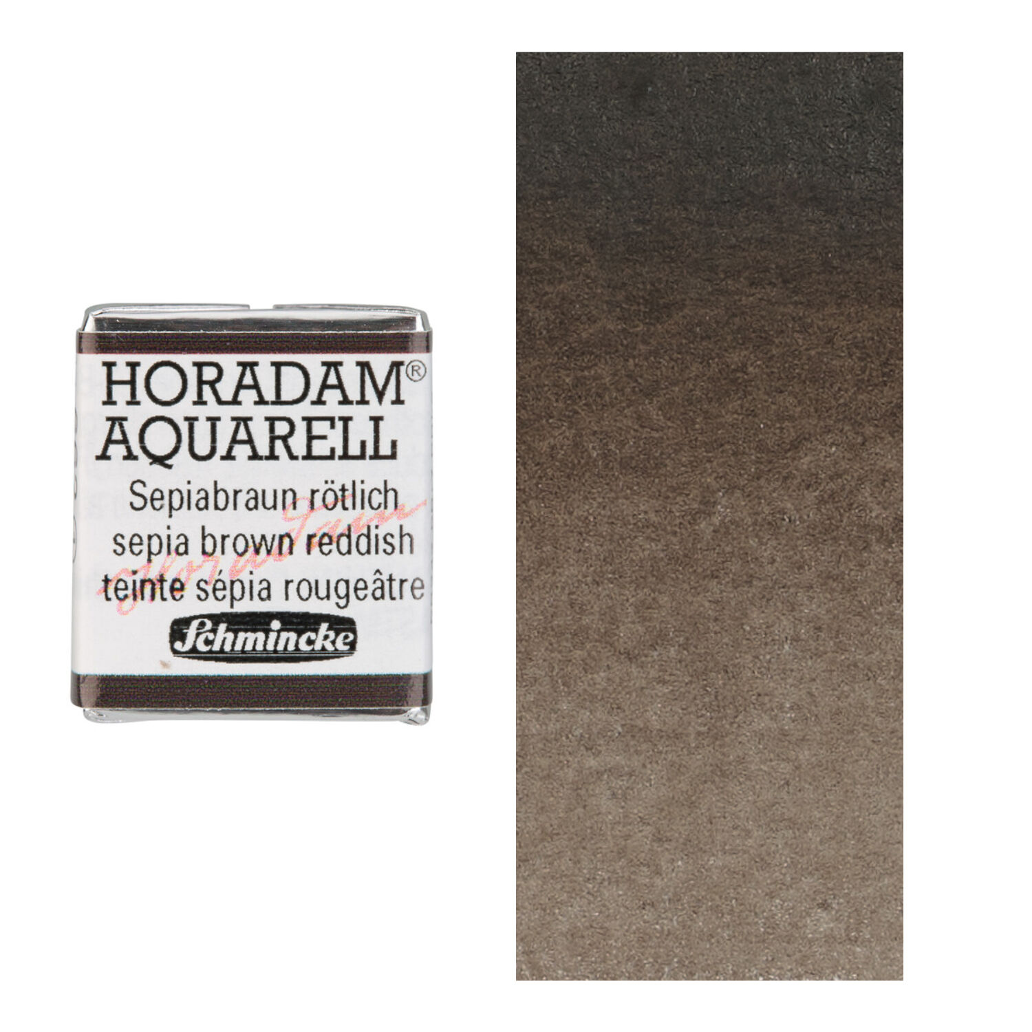 Horadam Aquarell 1/2 Npfchen Sepiabraun rtlich