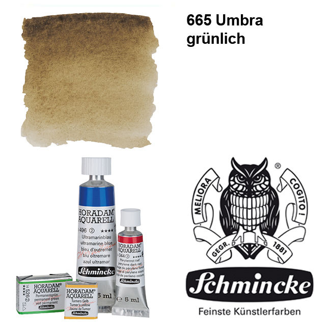 HORADAM AQUARELL, Umbra grnlich, Tube 5ml