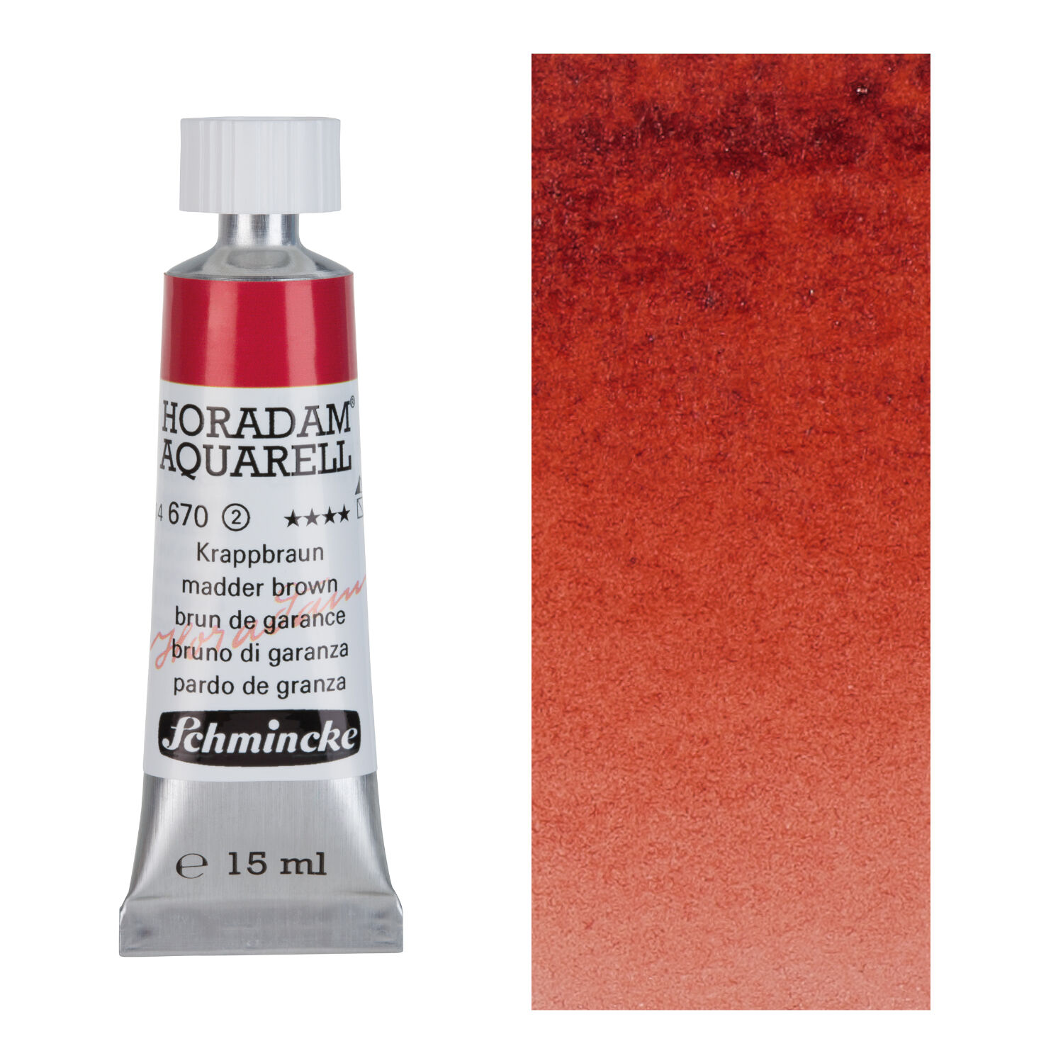 HORADAM AQUARELL, Krappbraun, Tube, 15 ml