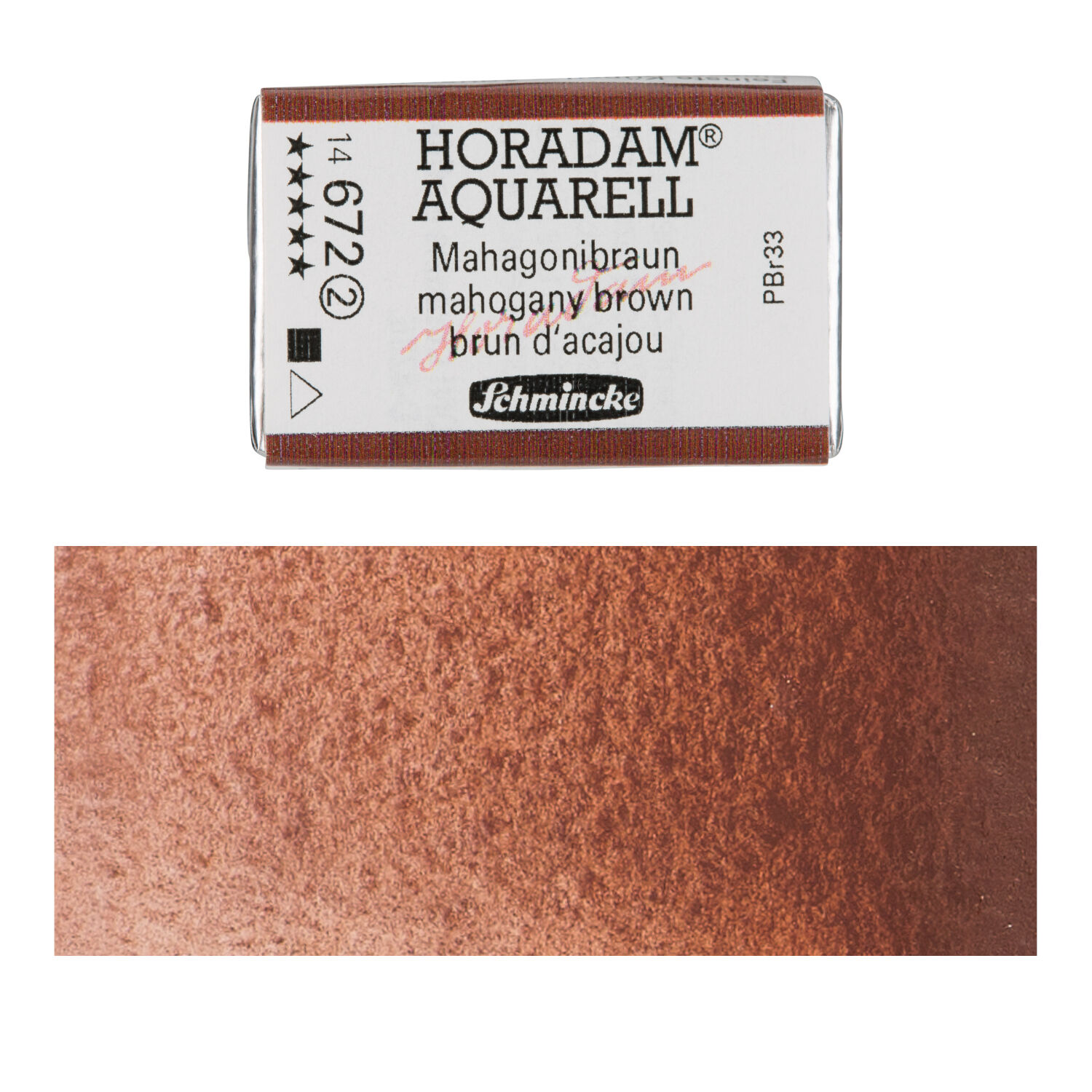 Horadam Aquarell, Mahagonibraun 1/1 Npfchen