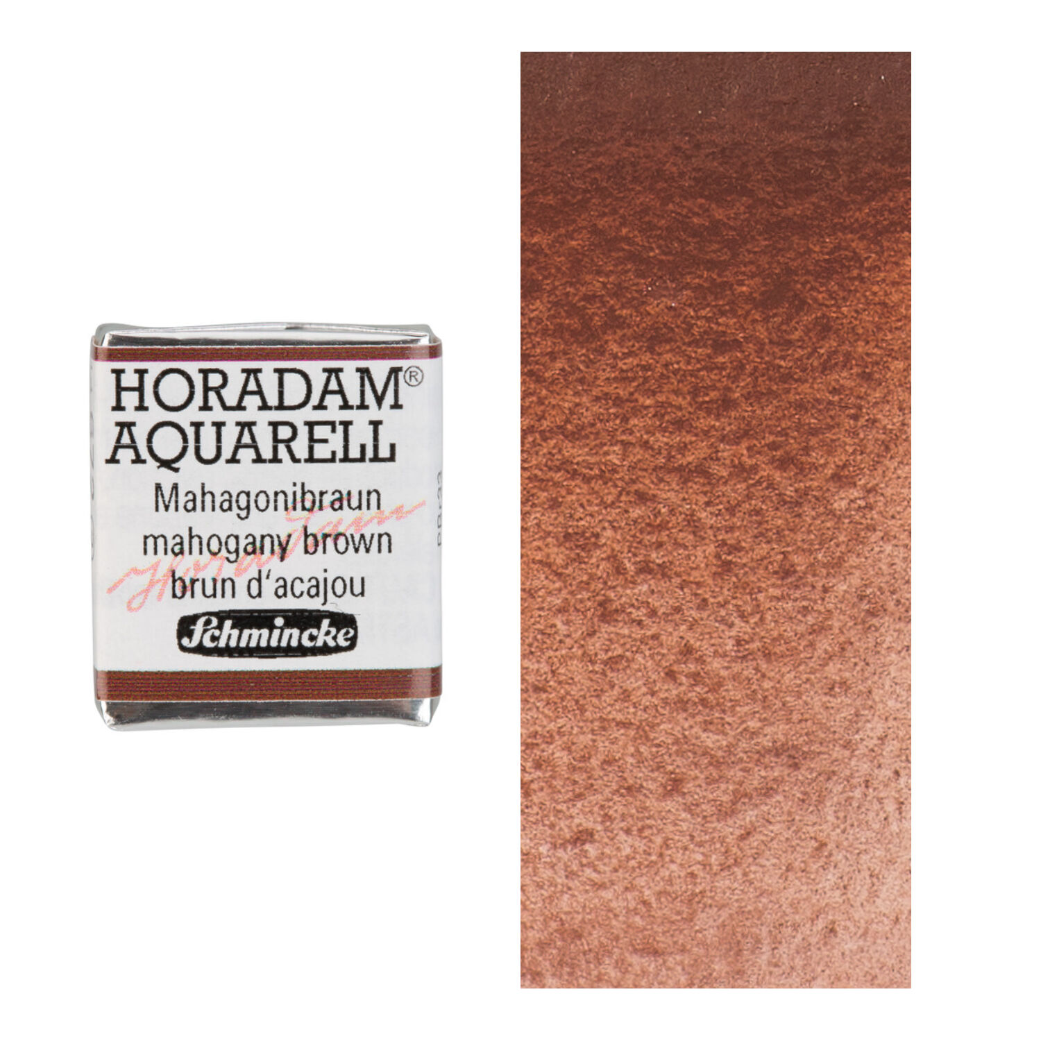Horadam Aquarell, 1/2 Npfchen, Mahagonibraun