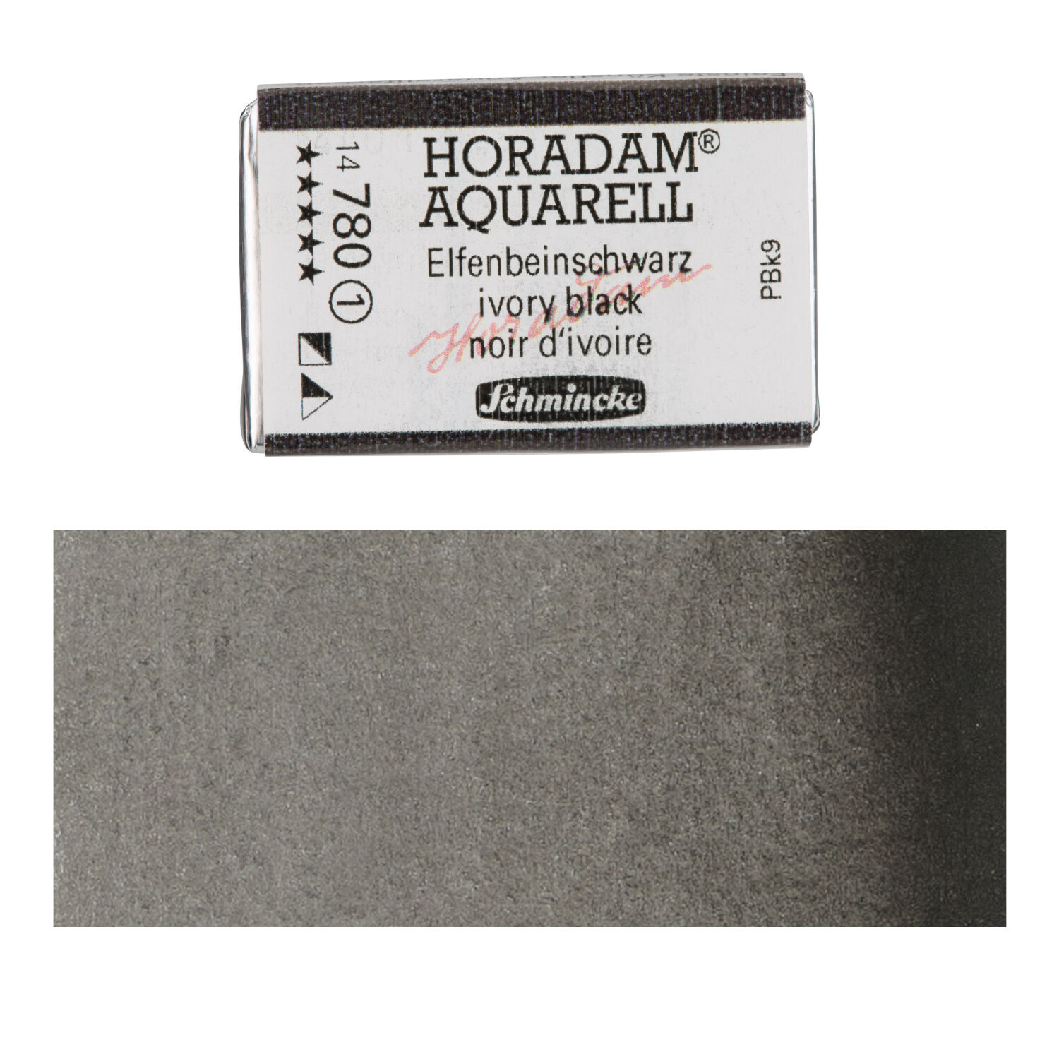 Horadam Aquarell, Elfenbeinschwarz 1/1 Npfchen