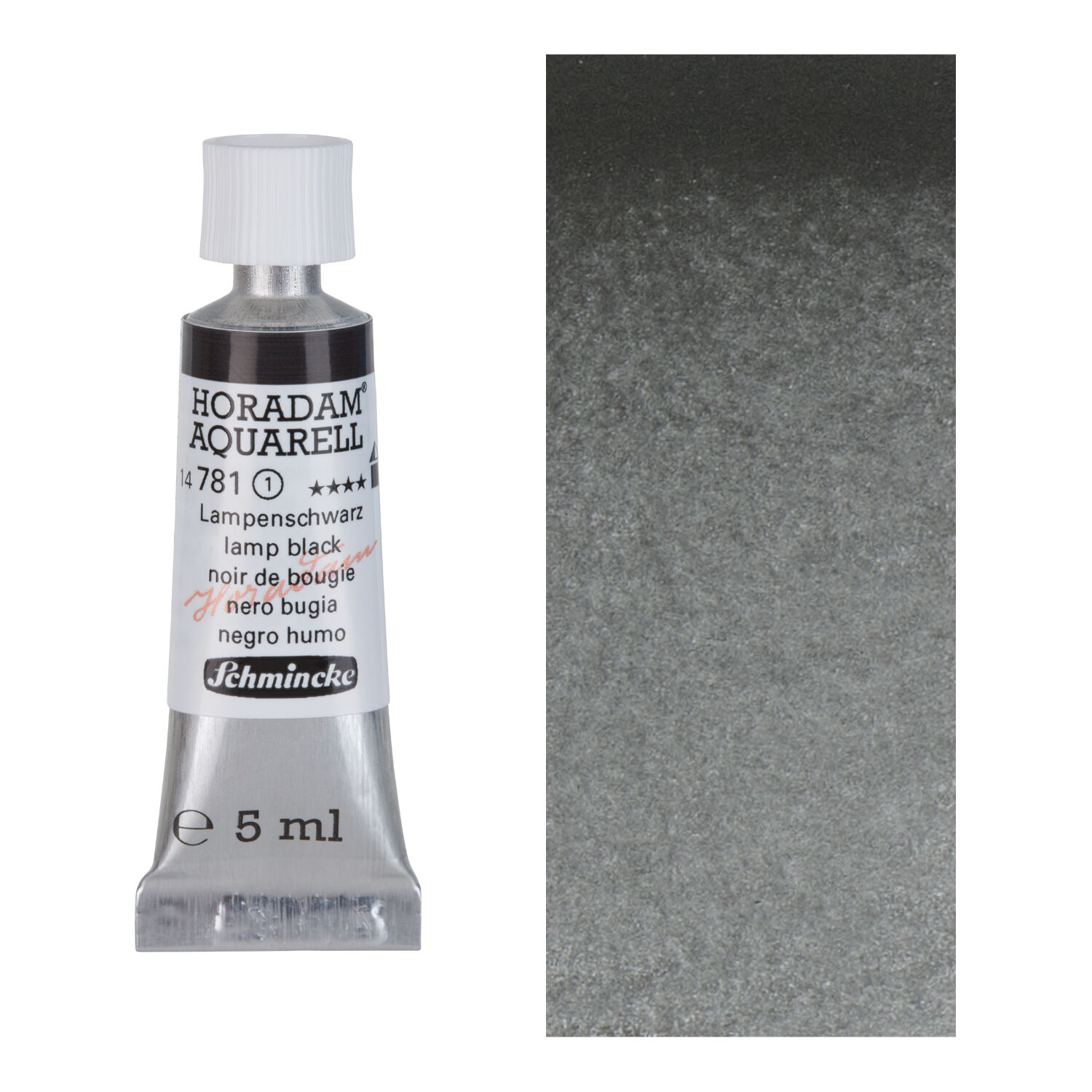 HORADAM AQUARELL, Lampenschwarz, Tube, 5 ml